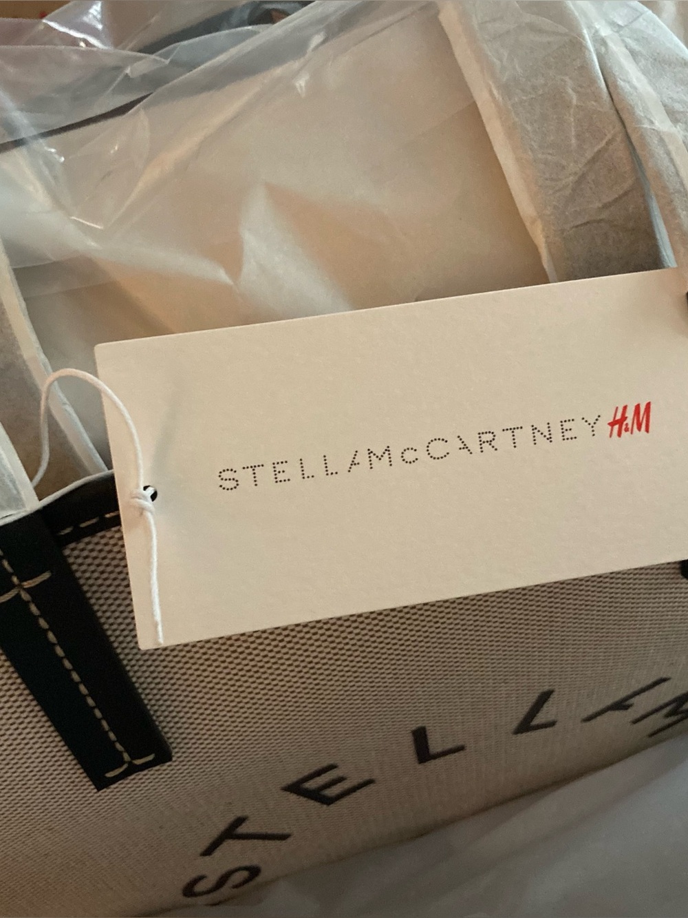 STELLA MCCARTNEY x H&M Large Canvas Tote Bag - Sold Out Online - NWT - Picture 12 of 16